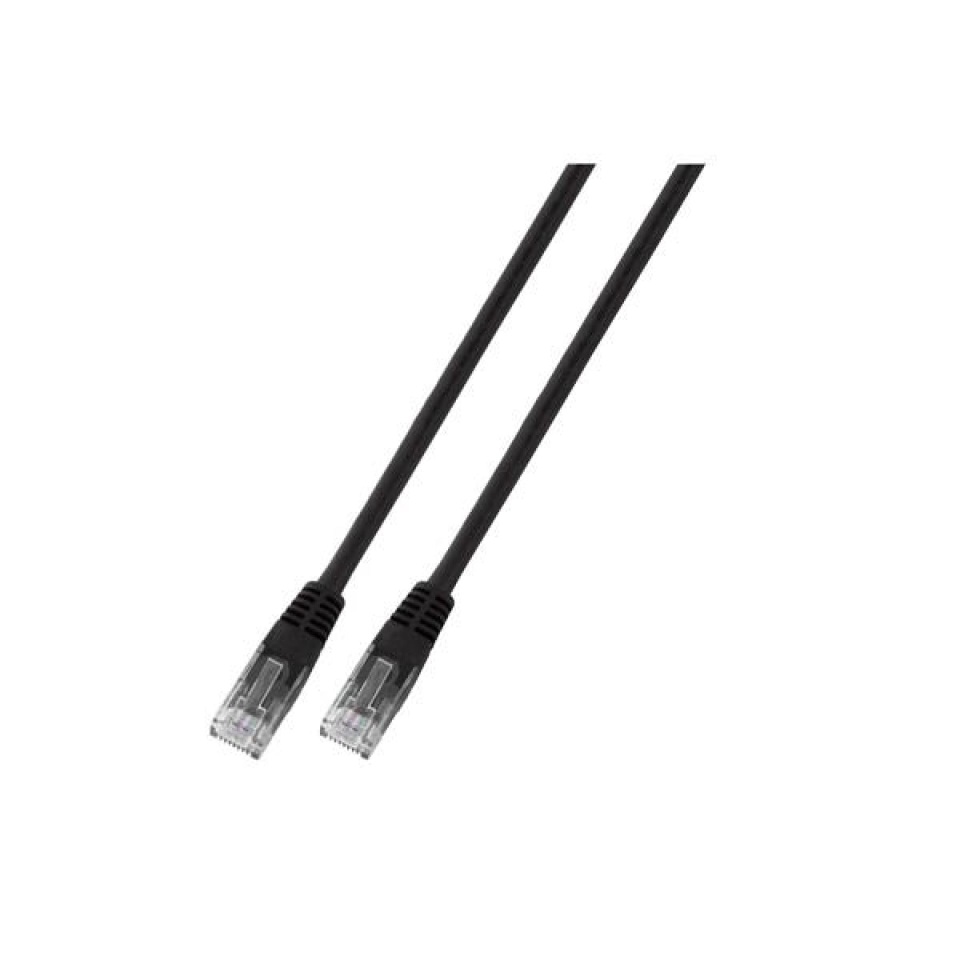 Produkt: PATCHCORD RJ45 U/UTP KAT. 5E PVC CCA CZARNY 5M