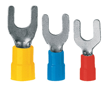 Product: KNE  5-6/100 KOŃCÓWKA APARATOWA WIDEŁKOWA IZOLOWANA ŻÓŁTY