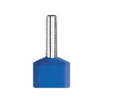Product: TV   2.5-12/100 KOŃCÓWKA TULEJKOWA 2X IZOLOWANA NIEBIESKI