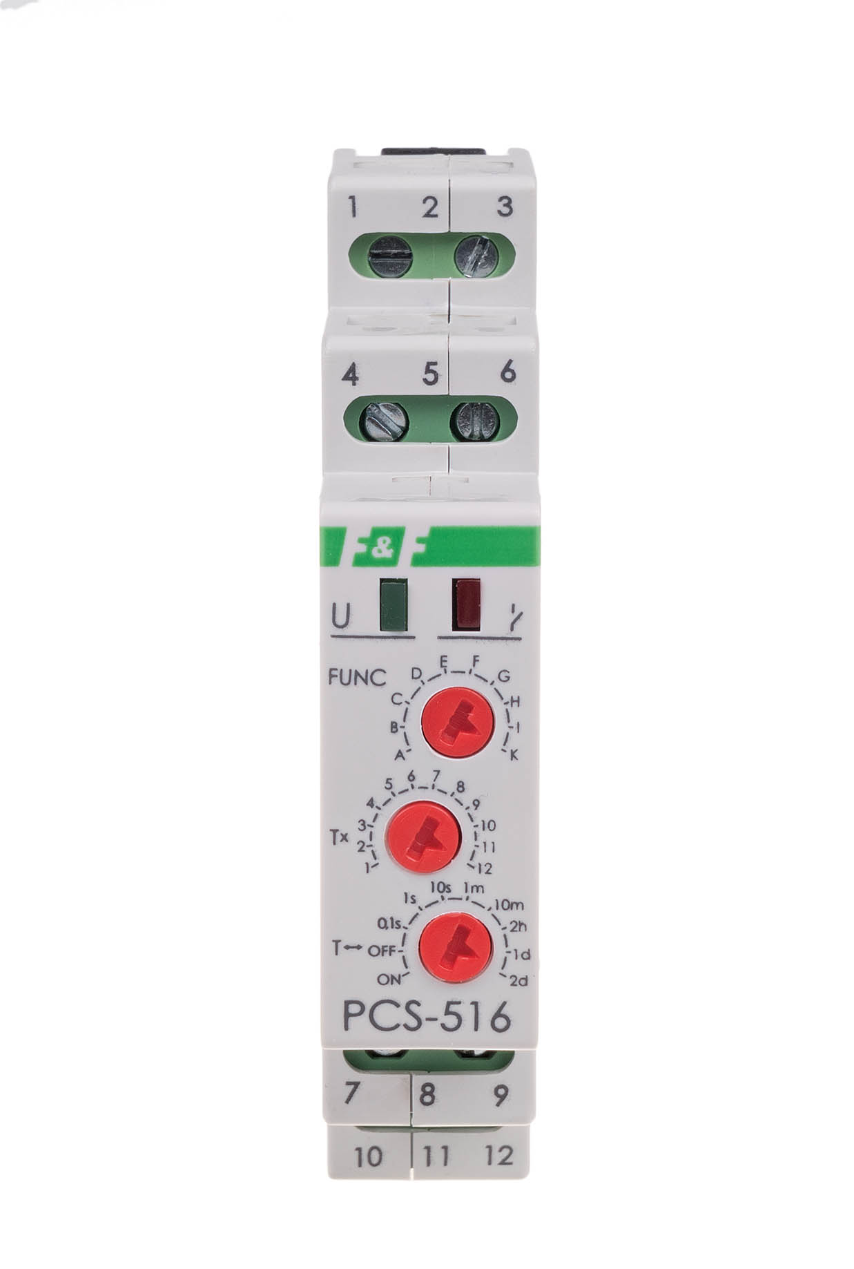 Product: PCS-516 DUO PRZEKAŹNIK CZASOWY 10A 1P 1M 24V AC/DC / 230V AC