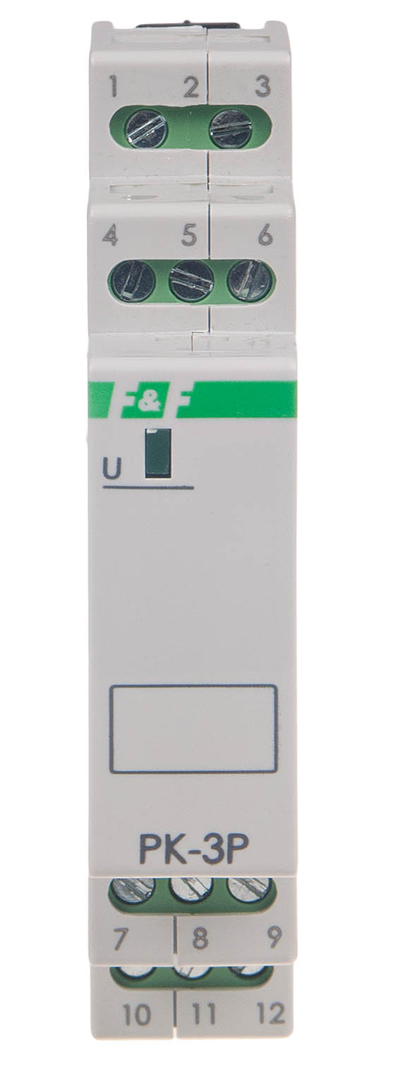Product: PK-3P-12V PRZEKAŹNIK ELEKTROMAGNETYCZNY 3X 8A 3P 1M 12V AC/DC