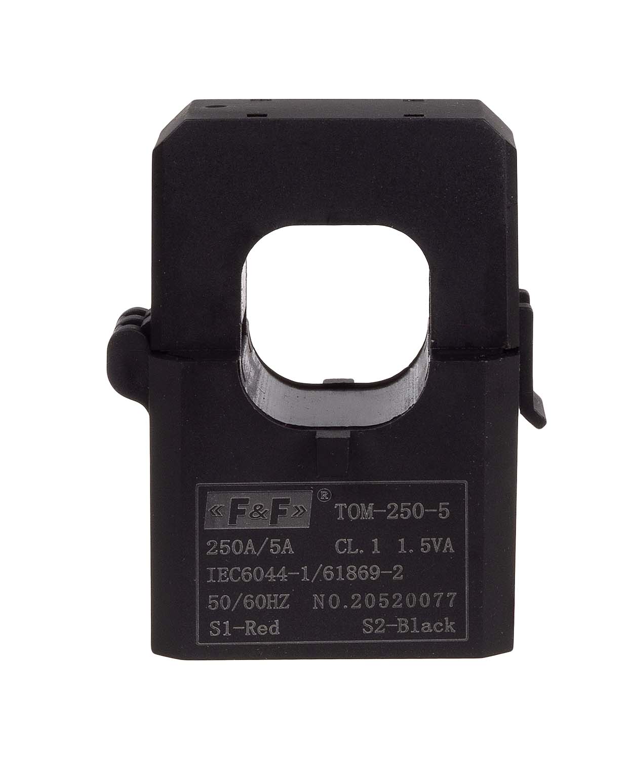 Produkt: TOM-250-5 MINIATUROWY PRZEKŁADNIK PRĄDOWY Z OTWIERANYM RDZENIEM 250-5A