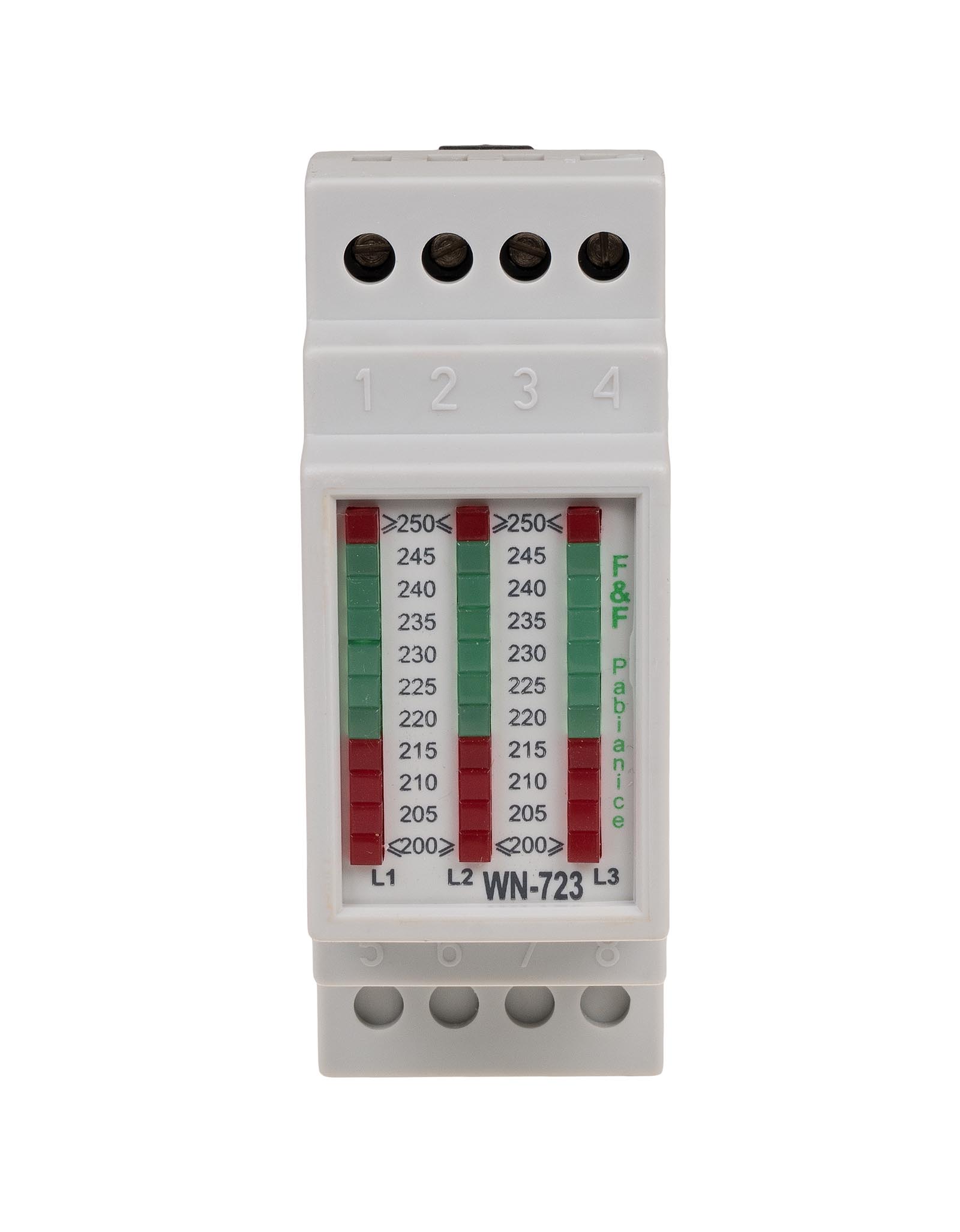 Product: WN-723 WSKAŹNIK NAPIĘCIA ZASILANIA 3-FAZOWY 2M 3X400V