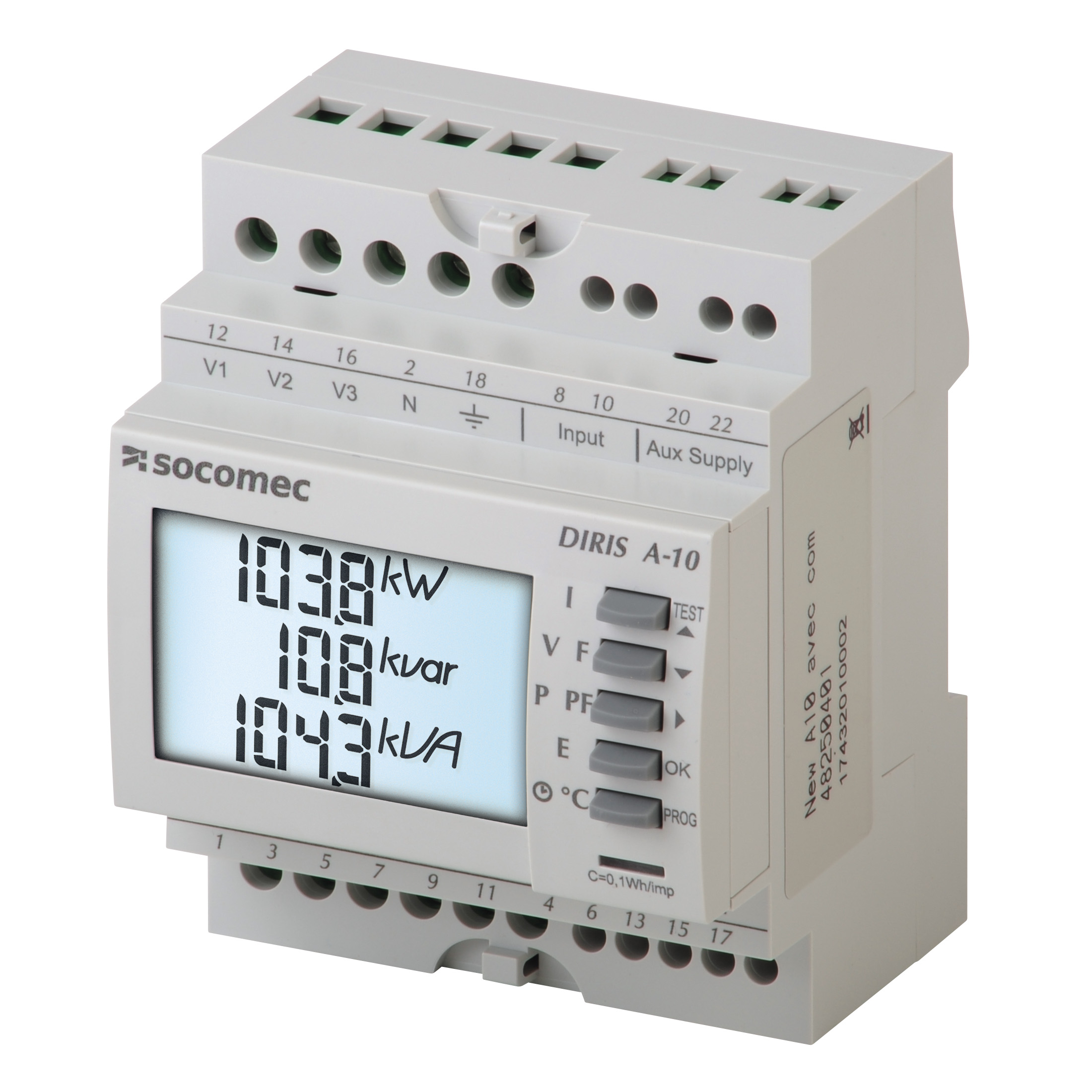 DIRIS A10 CON COMUNICAZ. JBUS/MODBUS